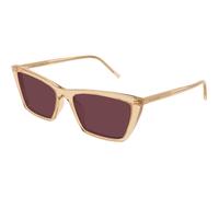 Saint Laurent SL 737 MICA THIN 008 Womenâs Sunglasses Yellow Size 54