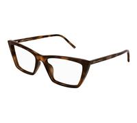 SAINT LAURENT SL 737 MICA THIN OPT 003 Woman Optical frames Acetate Havana Transparent Squared