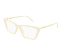 Saint Laurent SL 737 MICA THIN OPT Women's Glasses, White, Size 54