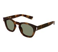 SAINT LAURENT SL 746 003 Unisex Sunglasses Acetate Havana Green Round
