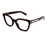 SAINT LAURENT SL 748 002 Woman Optical frames Acetate Havana Transparent Cat Eye