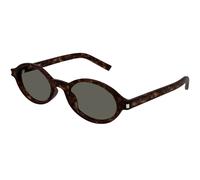 SAINT LAURENT SL 751 JEANNE 002 Woman Sunglasses Acetate Havana Grey Round