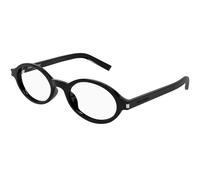 SAINT LAURENT SL 751 JEANNE OPT 001 Woman Optical frames Acetate Black Transparent Round