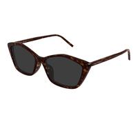 SAINT LAURENT SL 775 002 Woman Sunglasses Acetate Havana Grey Cat Eye