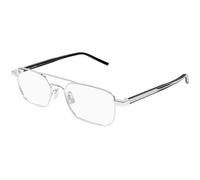 SAINT LAURENT SL 780 001 Man Optical frames Metal Silver Transparent Squared
