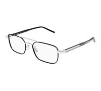 SAINT LAURENT SL 780 003 Man Optical frames Metal Silver Transparent Squared