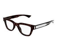 SAINT LAURENT SL 789 JACQUES OPT 002 Man Optical frames Acetate Havana Transparent Squared