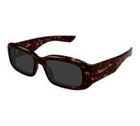SAINT LAURENT SL 809 002 Unisex Sunglasses Acetate Havana Grey Squared