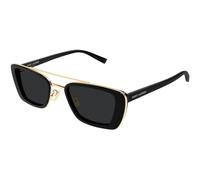 SAINT LAURENT SL 825 001 Unisex Sunglasses Acetate Black Black Squared