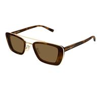 SAINT LAURENT SL 825 002 Unisex Sunglasses Acetate Havana Brown Squared
