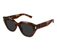 SAINT LAURENT SL 827 002 Woman Sunglasses Acetate Havana Grey Cat Eye