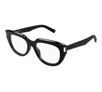 SAINT LAURENT SL 828 001 Woman Optical frames Acetate Black Transparent Cat Eye