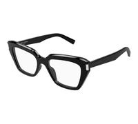 SAINT LAURENT SL 829 001 Woman Optical frames Acetate Black Transparent Cat Eye