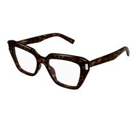 SAINT LAURENT SL 829 002 Woman Optical frames Acetate Havana Transparent Cat Eye