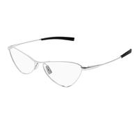 SAINT LAURENT SL 830 OPT 003 Woman Optical frames Metal Silver Transparent Cat Eye