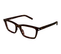SAINT LAURENT SL 842 002 Unisex Optical frames Acetate Havana Transparent Squared