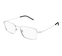 SAINT LAURENT SL 844 005 Man Optical frames Metal Silver Transparent Squared