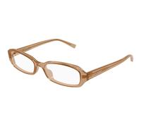 SAINT LAURENT SL 872 ERIN OPT 004 Unisex Optical frames Acetate Brown Transparent Round