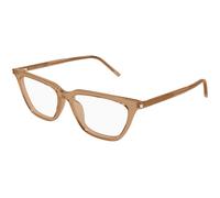 SAINT LAURENT SL 889 SULPICE THIN OPT 005 Woman Optical frames Acetate Brown Transparent Cat Eye