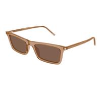 SAINT LAURENT SL 890 BETTY THIN 005 Unisex Sunglasses Acetate Brown Brown Squared