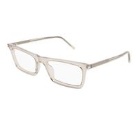 SAINT LAURENT SL 890 BETTY THIN OPT 004 Unisex Optical frames Acetate Beige Transparent Squared