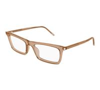 SAINT LAURENT SL 890 BETTY THIN OPT 005 Unisex Optical frames Acetate Brown Transparent Squared