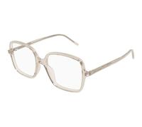 SAINT LAURENT SL 892 004 Woman Optical frames Acetate Beige Transparent Squared Antiriflesso
