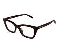 SAINT LAURENT SL 911 002 Woman Optical frames Acetate Havana Transparent Cat Eye