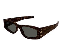SAINT LAURENT SL M140 003 Woman Sunglasses Acetate Havana Grey Squared
