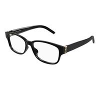 SAINT LAURENT SL M149/F 001 Unisex Optical frames Acetate Black Transparent Squared