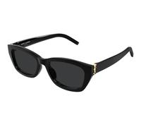 SAINT LAURENT SL M153 001 Woman Sunglasses Acetate Black Black Squared