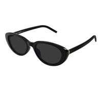 SAINT LAURENT SL M154 001 Woman Sunglasses Acetate Black Black Round