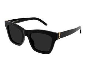 SAINT LAURENT SL M156 001 Woman Sunglasses Acetate Black Black Cat Eye