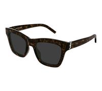 SAINT LAURENT SL M156 002 Woman Sunglasses Acetate Havana Grey Cat Eye