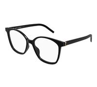 SAINT LAURENT SL M162 001 Woman Optical frames Acetate Black Transparent Round