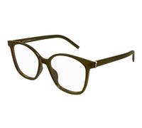 SAINT LAURENT SL M162 005 Woman Optical frames Acetate Brown Transparent Round