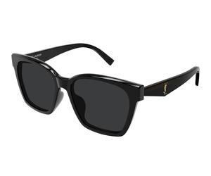 SAINT LAURENT SL M171/F 001 Woman Sunglasses Acetate Black Black Squared