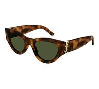 SAINT LAURENT SL M94 003 Woman Sunglasses Acetate Havana Green Cat Eye