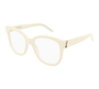 SAINT LAURENT SL M97 006 Woman Optical frames Acetate Ivory Transparent Squared