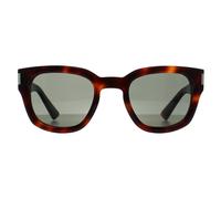 Saint Laurent Square Havana Grey Sl 838 In Brown Brown