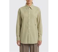 SAINT LAURENT Striped Cotton Casual Shirt - Size: 38 - female