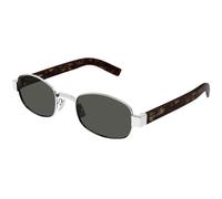 SAINT LAURENT Unisex SAINT LAURENT SL 706 002 Sunglasses Metal Silver Grey Round