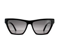Saint Laurent Women's Cat Eye Black Grey Gradient Sunglasses Saint Laurent Black One Size