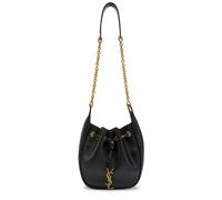 Saint Laurent Supple Logo Leather Bucket bag - Black - One Size