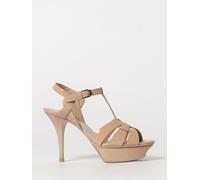SAINT LAURENT Tribute High-Heel Platform Sandals in Patent Leather - Size: 37 - female