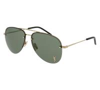 Saint Laurent SL CLASSIC 11 M Sunglasses Gold / Green