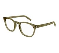SAINT LAURENT Unisex SAINT LAURENT SL 28 OPT 006 Optical frames Acetate Brown Transparent Round