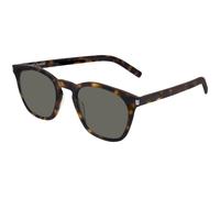 SAINT LAURENT Unisex SAINT LAURENT SL 28 SLIM 003 Sunglasses Acetate Havana Grey Squared Normal