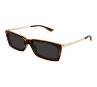 SAINT LAURENT Unisex SL 766 004 Sunglasses Acetate Havana Grey Squared
