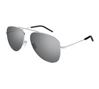 SAINT LAURENT Unisex SAINT LAURENT SL 800 003 Sunglasses Metal Silver Silver Pilot